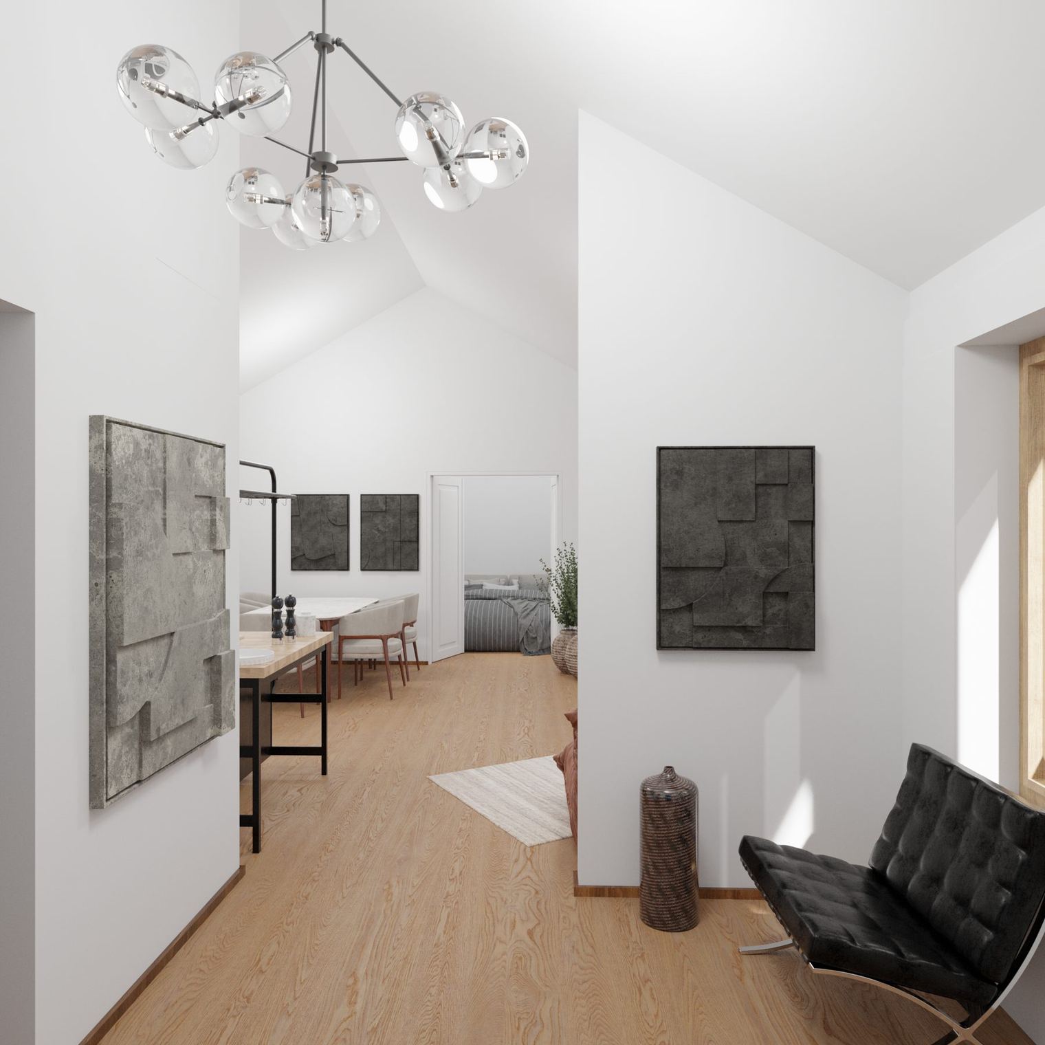Wohnung im Dach